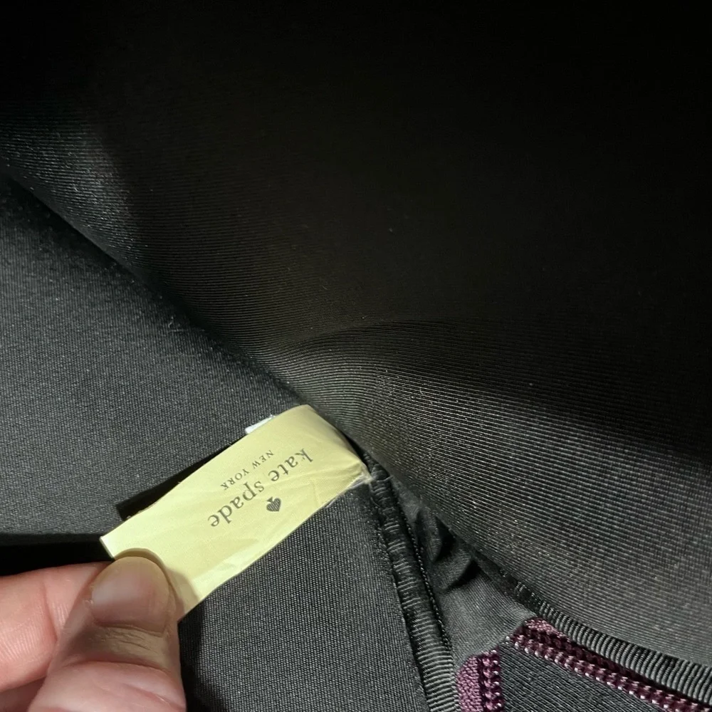 Kate Spade authenticated Purple Protective Laptop Zip Closure Sleeve 13”‎